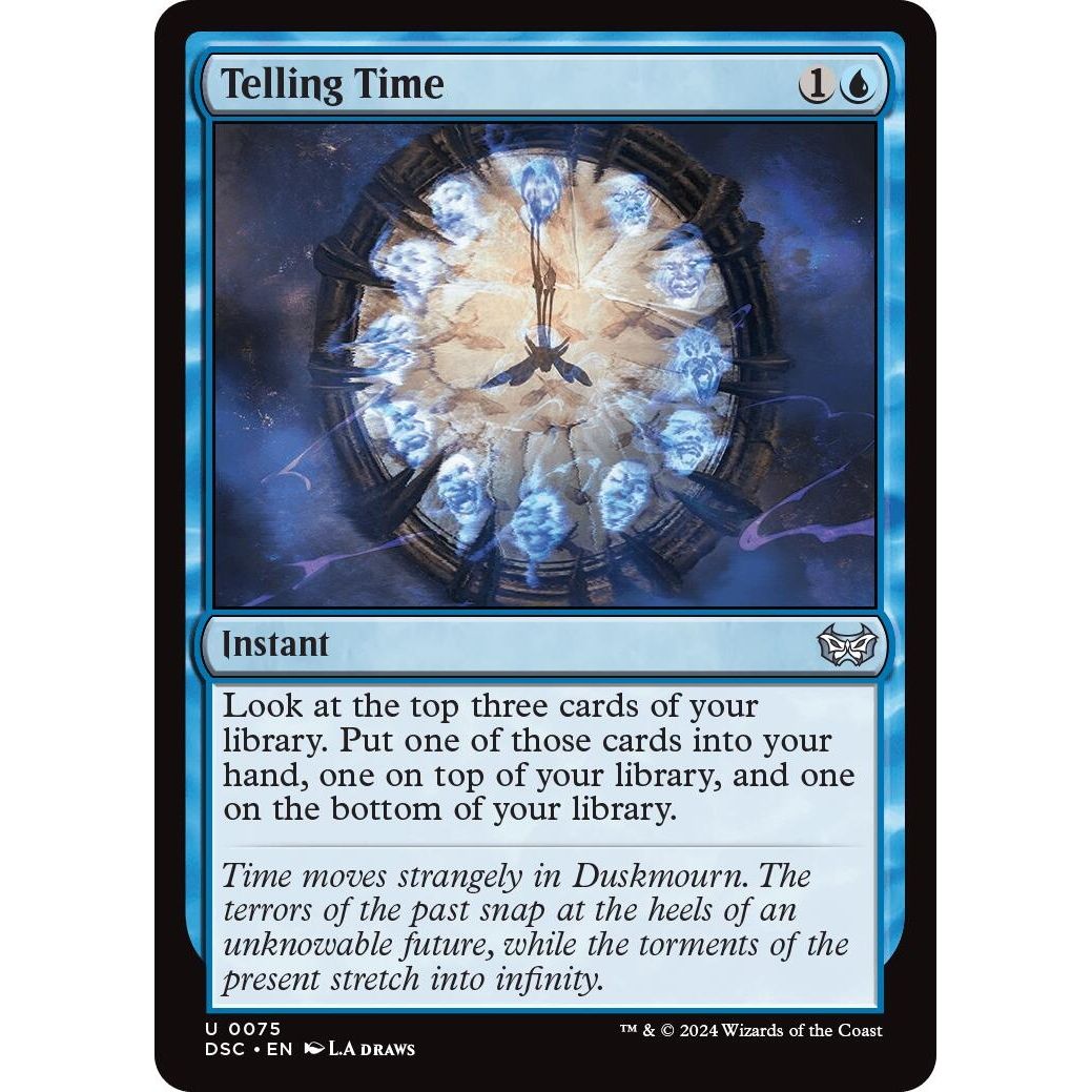 Image for Telling Time (75) (DSC) - Magic: The Gathering