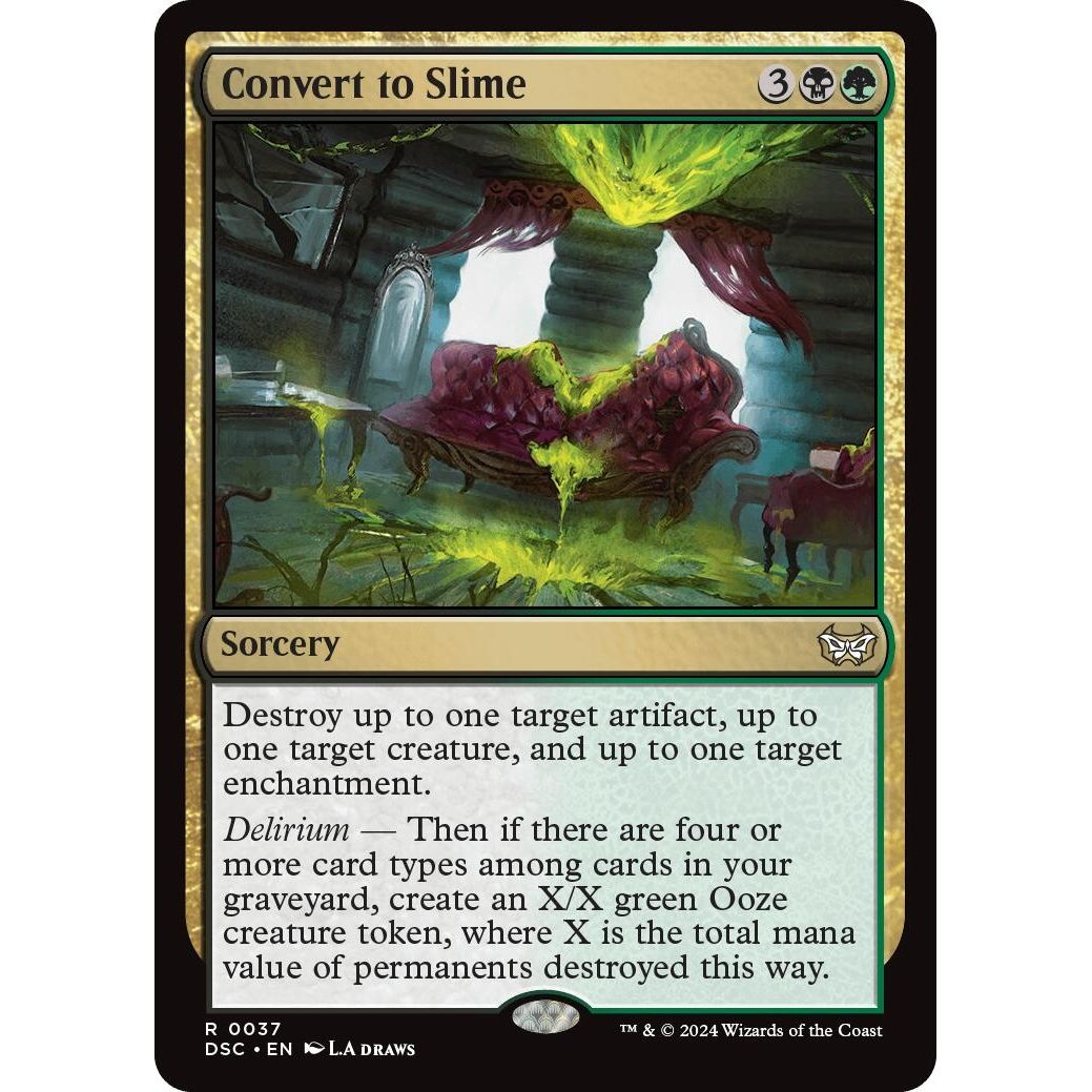 Image for Convert to Slime (37) (DSC) - Magic: The Gathering