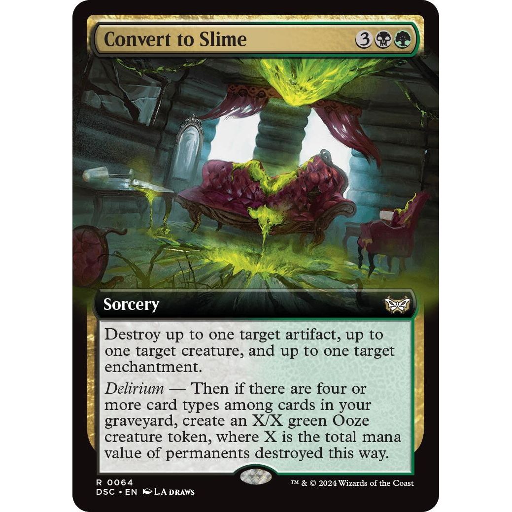Image for Convert to Slime (Extended Art) (64) (DSC) - Magic: The Gathering