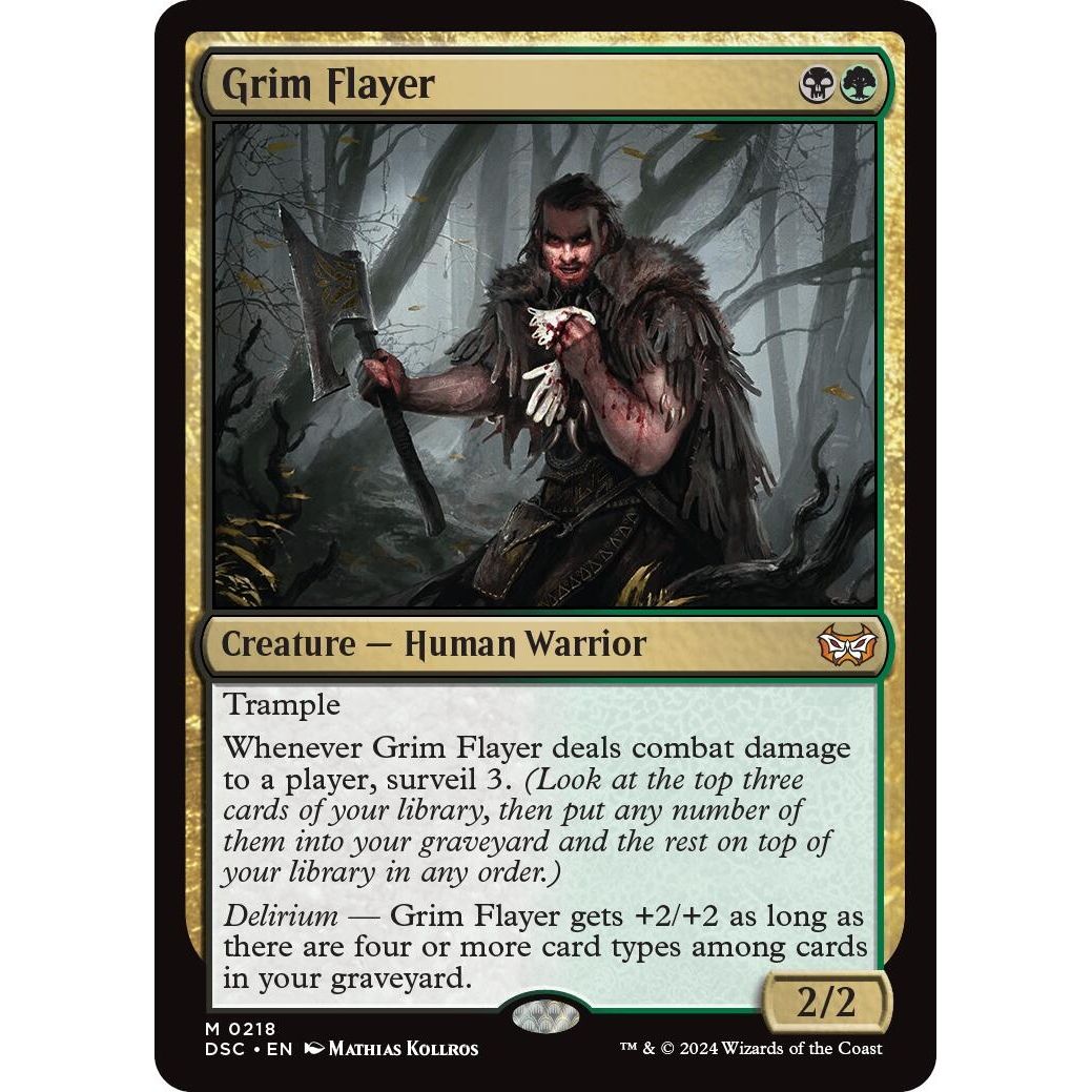 Image for Grim Flayer (218) (DSC) - Magic: The Gathering