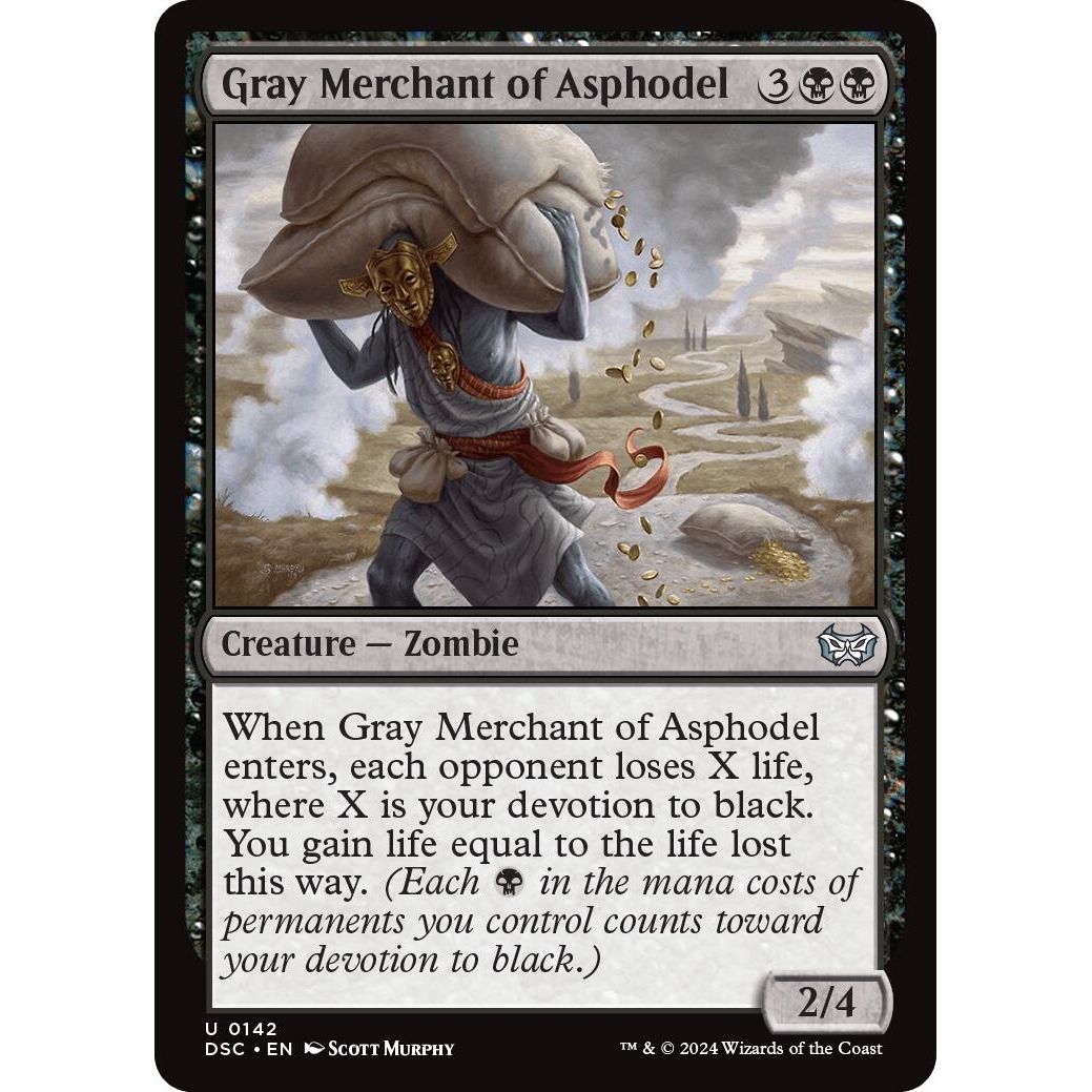 Image for Gray Merchant of Asphodel (142) (DSC) - Magic: The Gathering