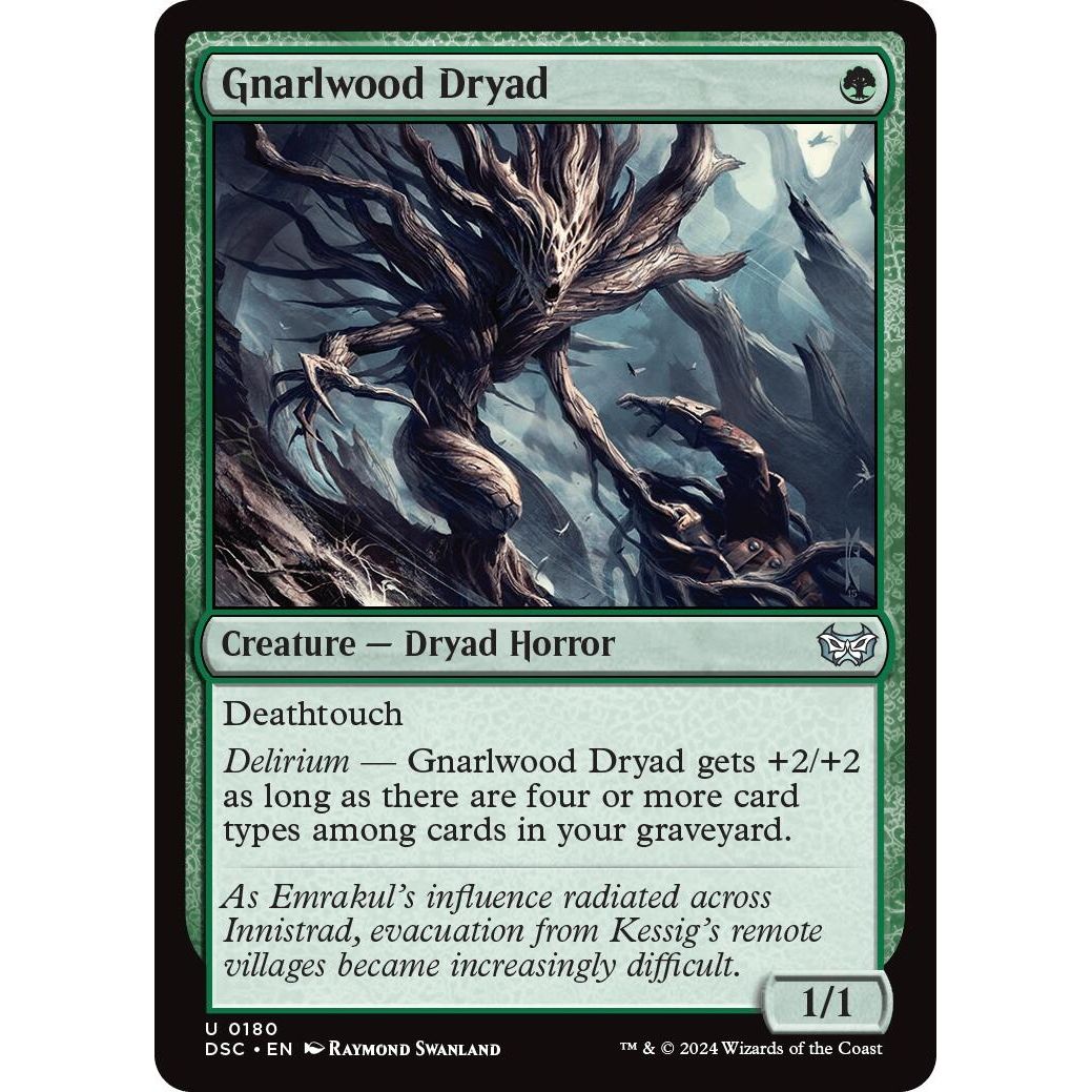 Image for Gnarlwood Dryad (180) (DSC) - Magic: The Gathering