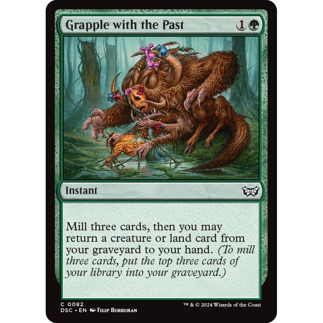 Image for Grapple with the Past (82) (DSC) - Magic: The Gathering