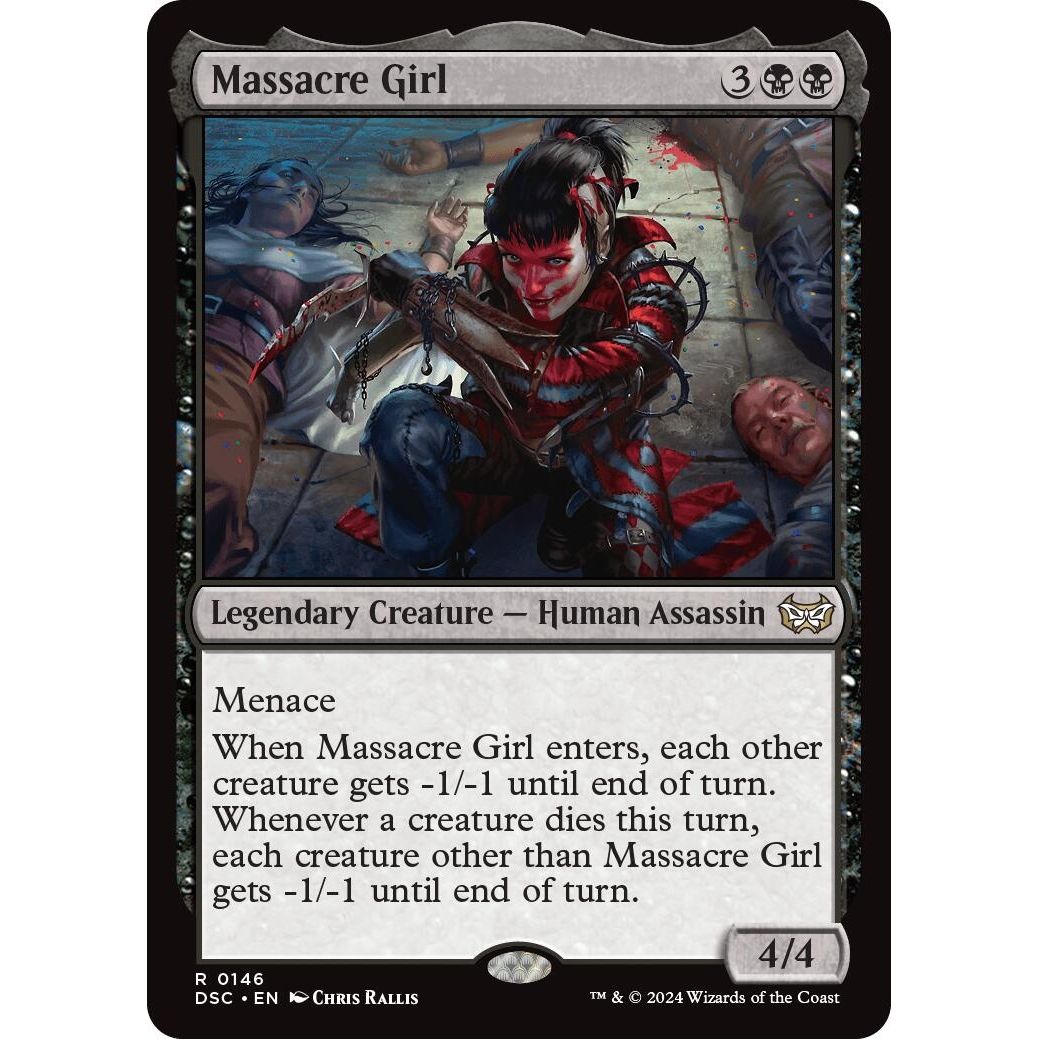 Image for Massacre Girl (146) (DSC) - Magic: The Gathering