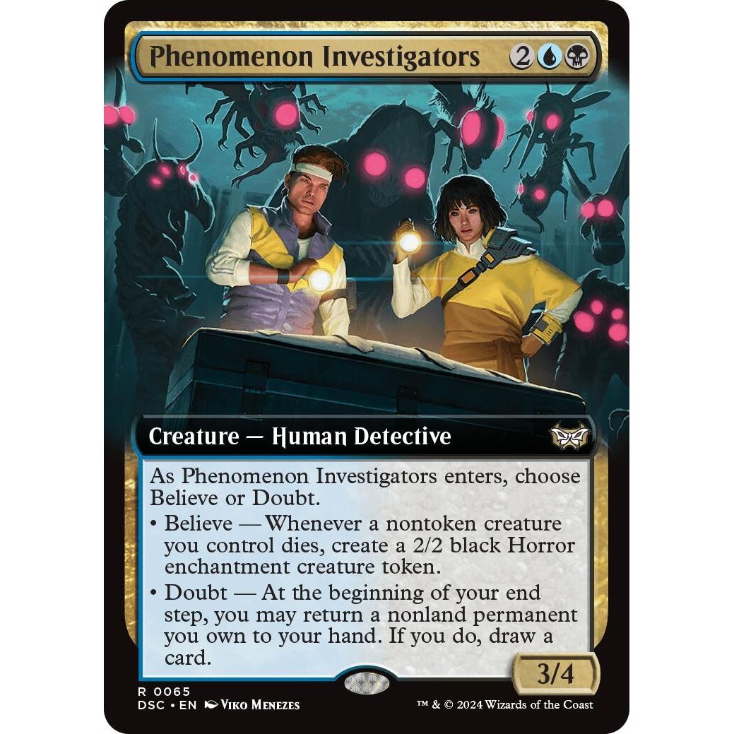 Image for Phenomenon Investigators (Extended Art) (65) (DSC) - Magic: The Gathering