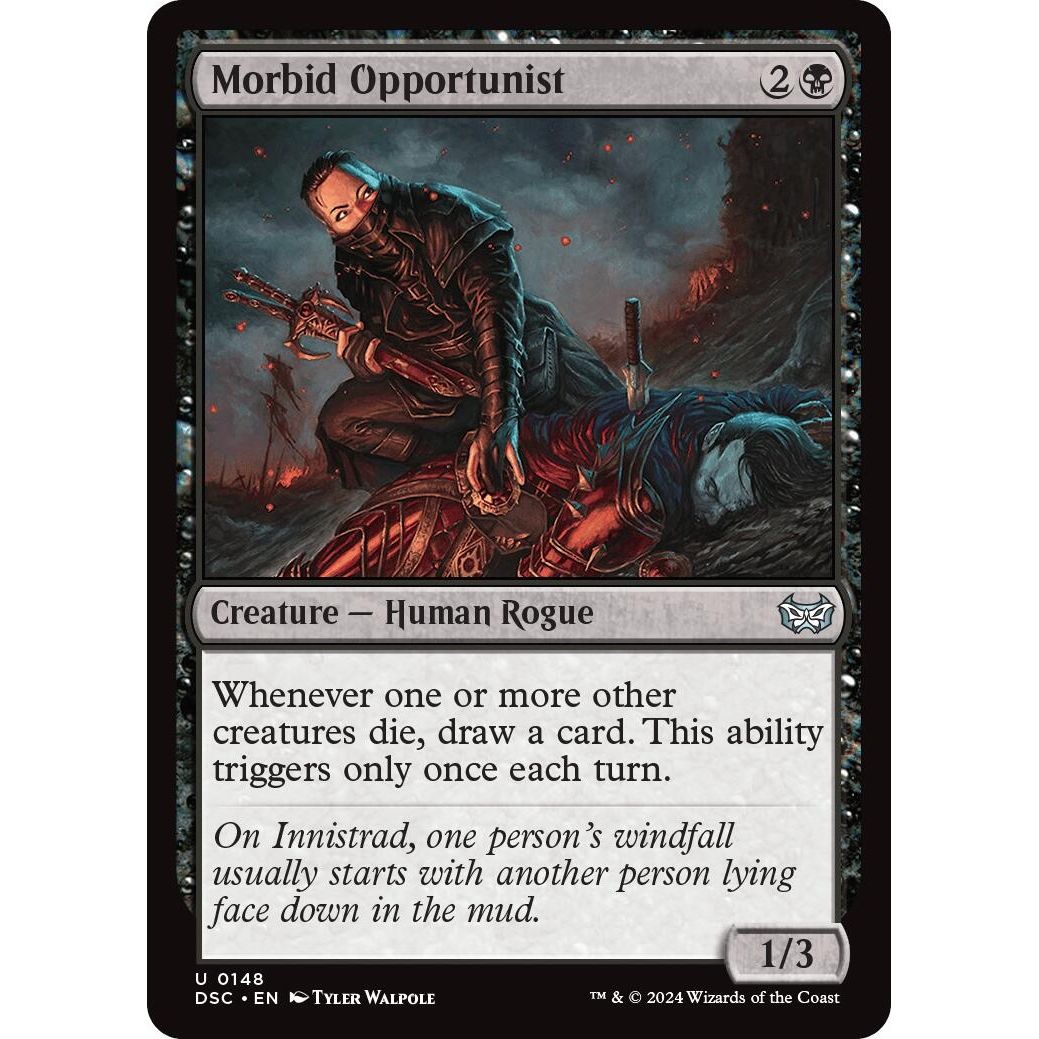 Image for Morbid Opportunist (148) (DSC) - Magic: The Gathering