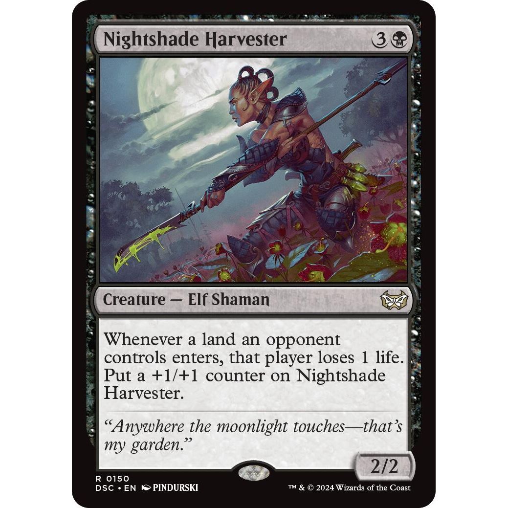 Image for Nightshade Harvester (150) (DSC) - Magic: The Gathering