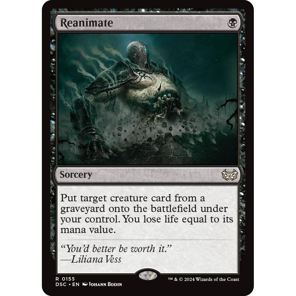 Image for Reanimate (155) (DSC) - Magic: The Gathering