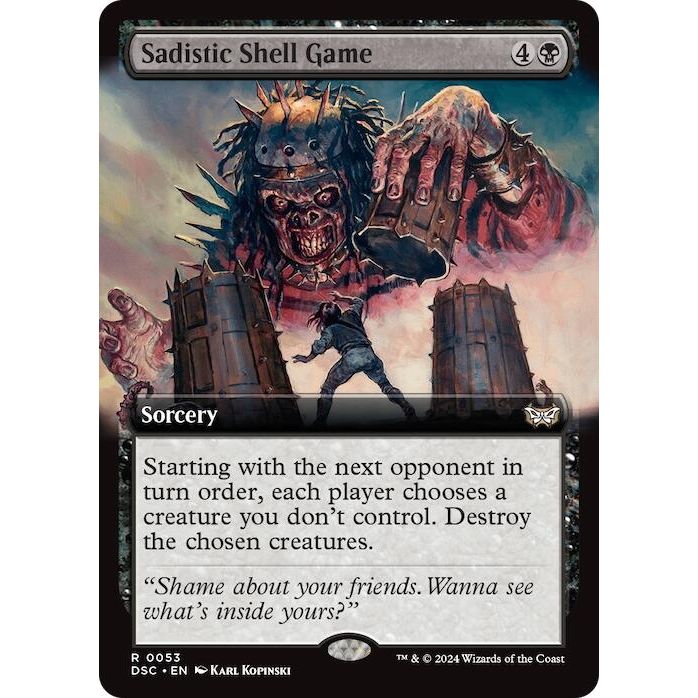 Image for Sadistic Shell Game (Extended Art) (53) (DSC) - Magic: The Gathering