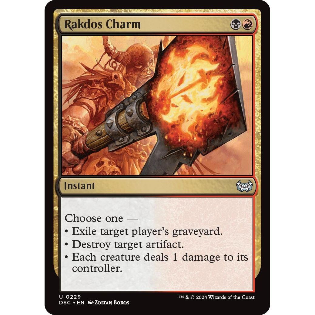 Image for Rakdos Charm (229) (DSC) - Magic: The Gathering