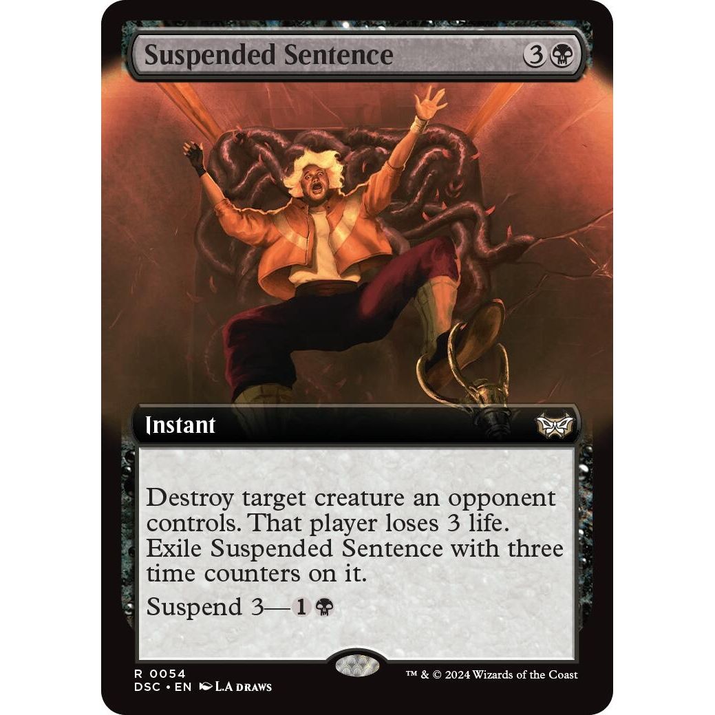 Image for Suspended Sentence (Extended Art) (54) (DSC) - Magic: The Gathering