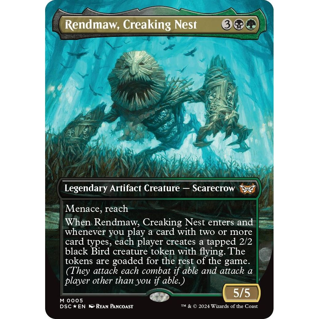 Image for Rendmaw, Creaking Nest (Borderless) (5) (DSC) - Magic: The Gathering