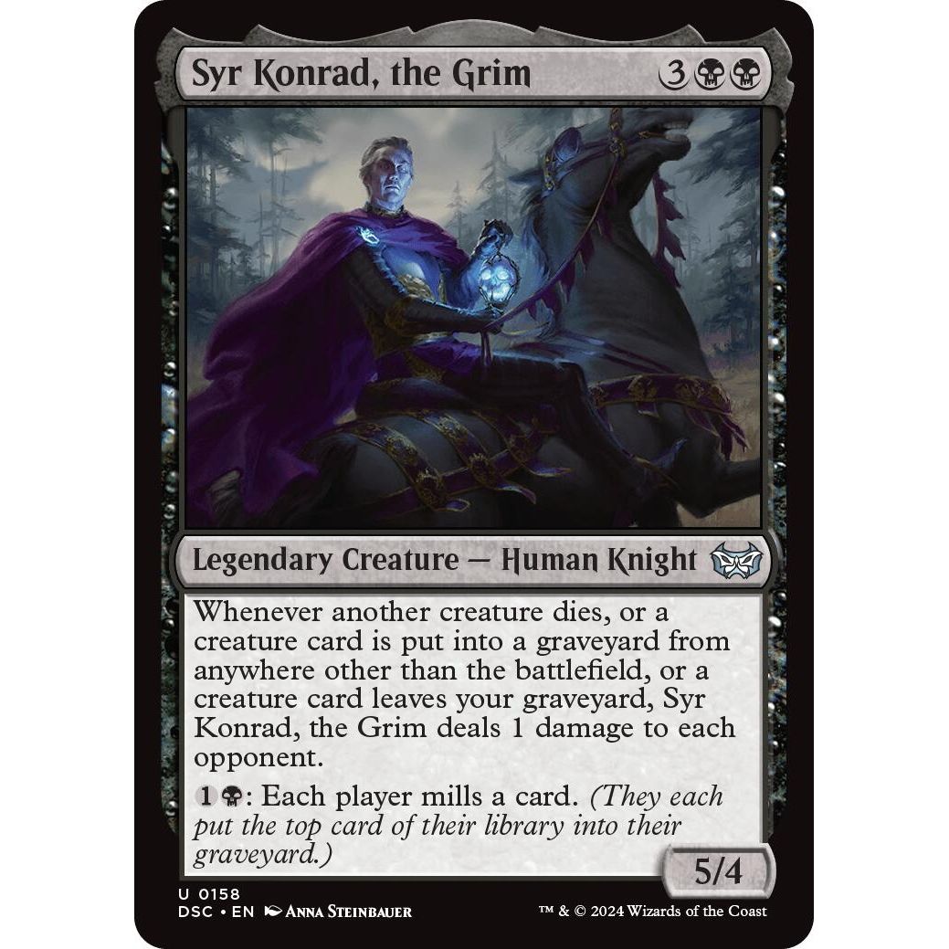 Image for Syr Konrad, the Grim (158) (DSC) - Magic: The Gathering