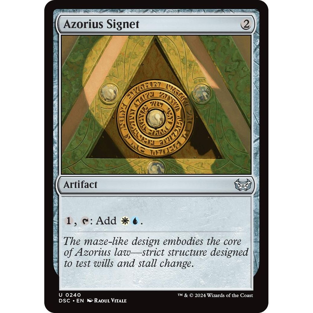 Image for Azorius Signet (240) (DSC) - Magic: The Gathering