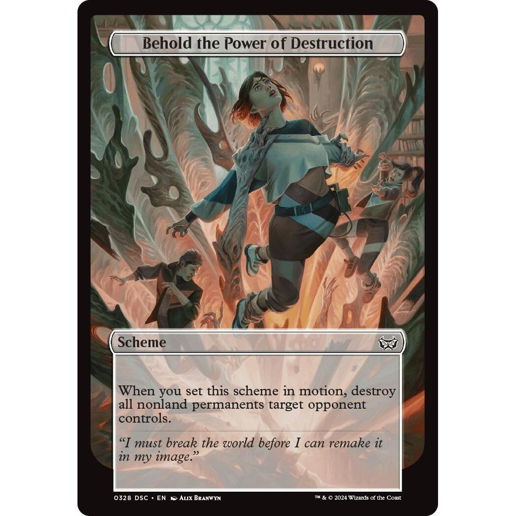 Image for Behold the Power of Destruction (Full Art) (328) (A:DSC) - Magic: The Gathering