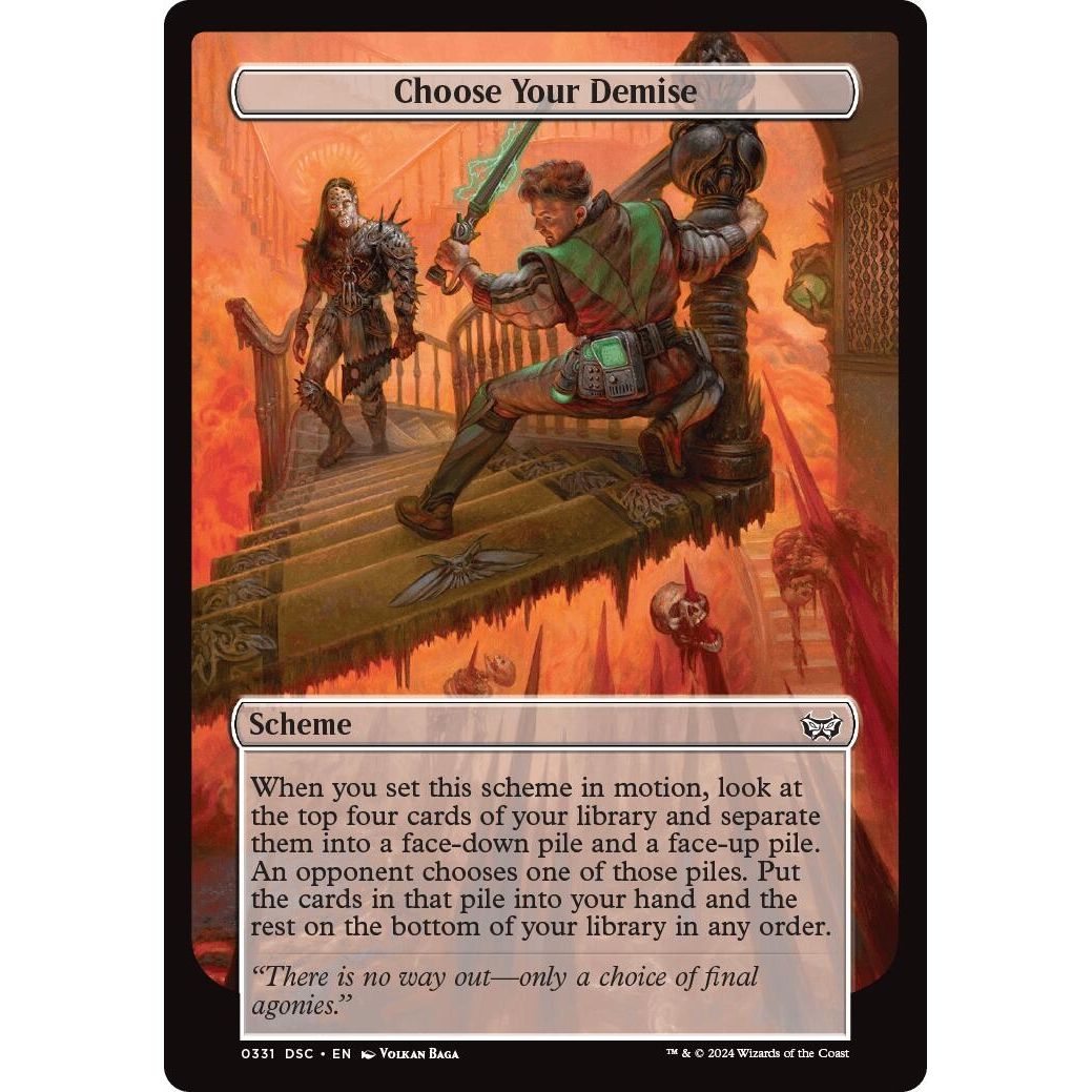 Image for Choose Your Demise (Full Art) (331) (A:DSC) - Magic: The Gathering