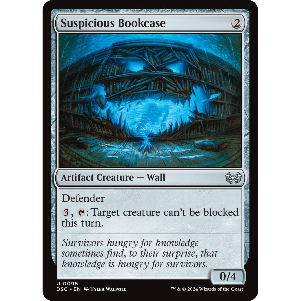 Image for Suspicious Bookcase (95) (DSC) - Magic: The Gathering