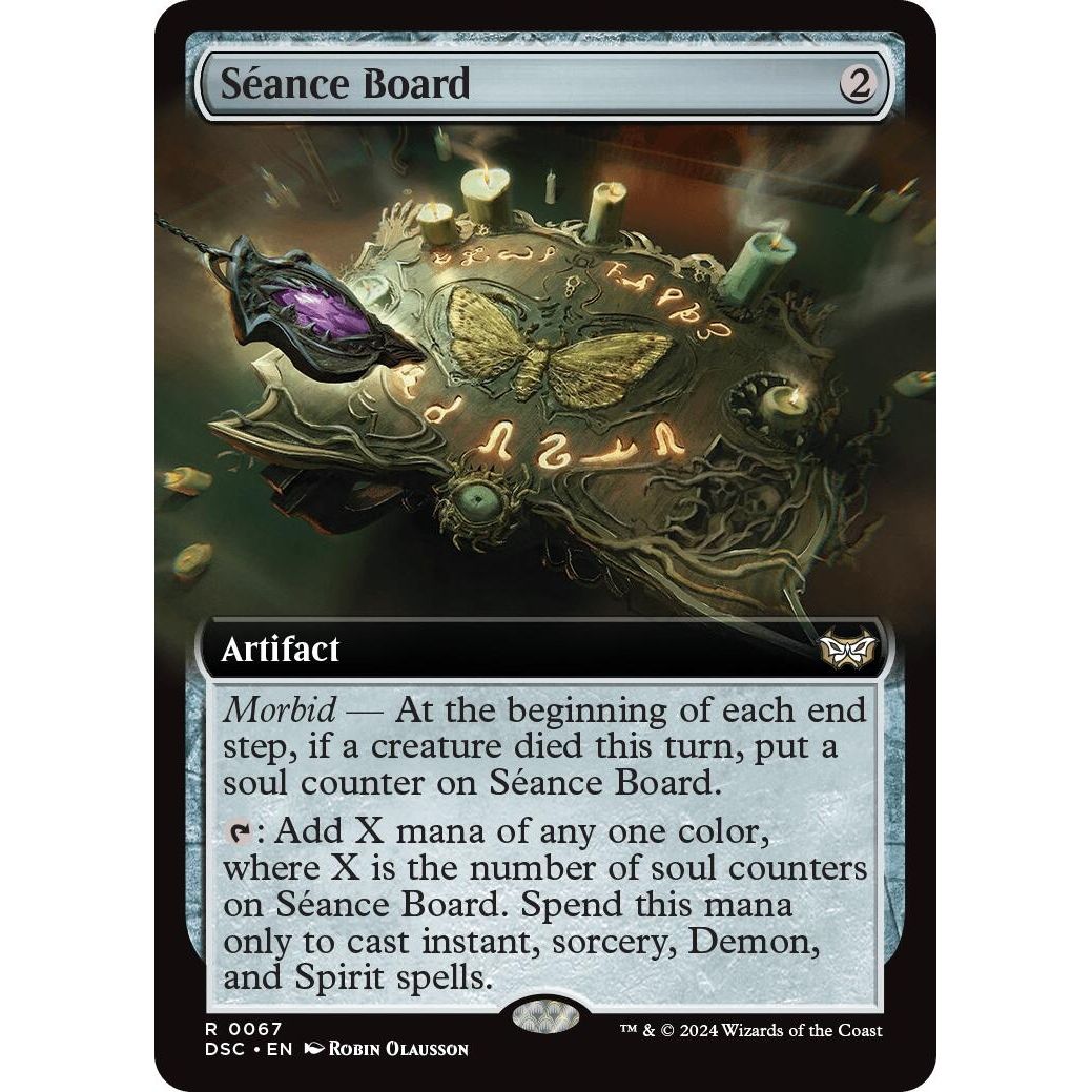 Image for Seance Board (Extended Art) (67) (DSC) - Magic: The Gathering