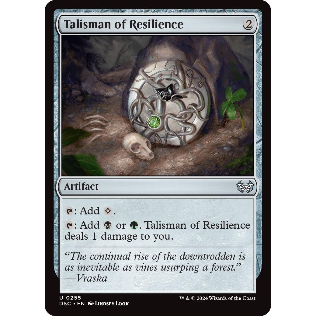 Image for Talisman of Resilience (255) (DSC) - Magic: The Gathering