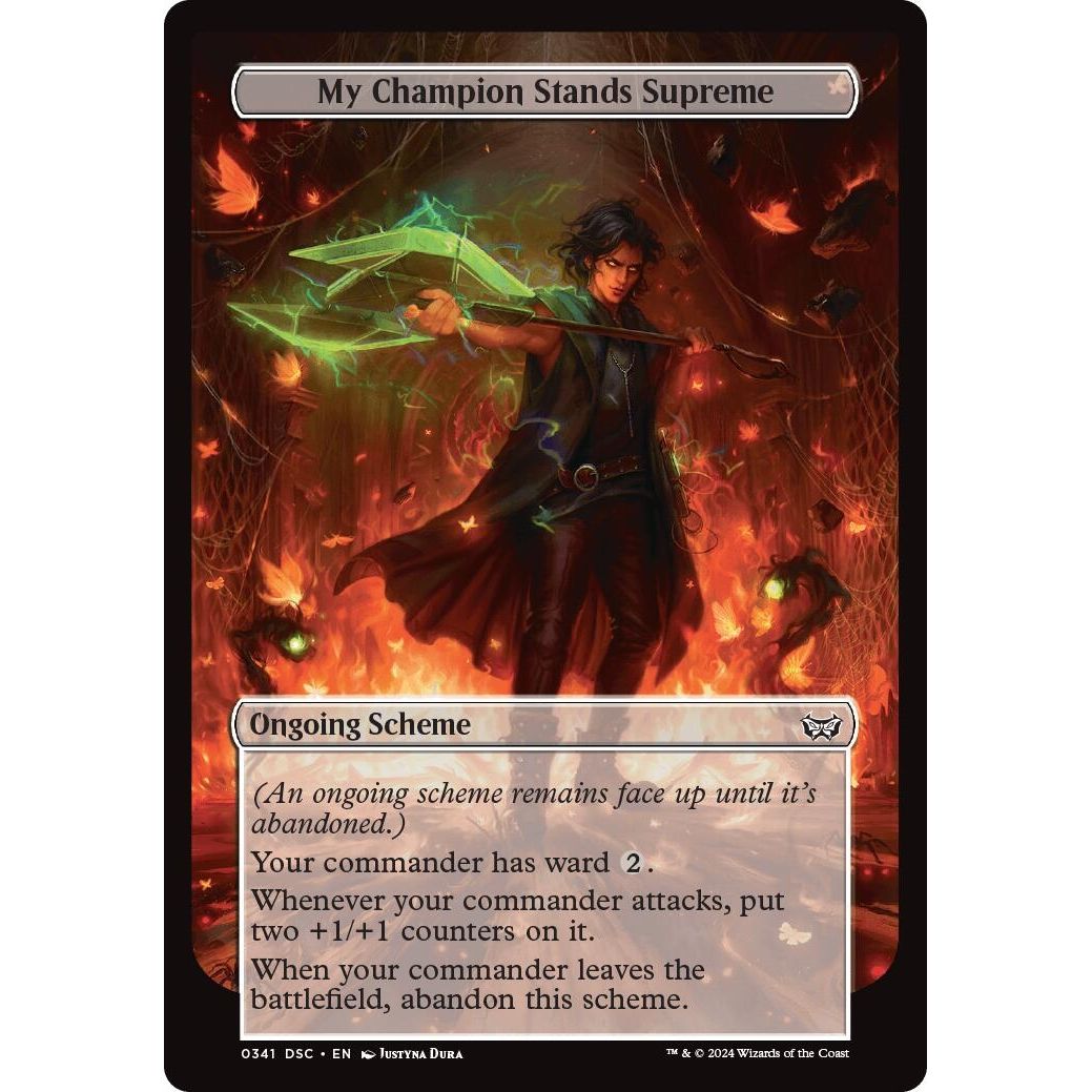 Image for My Champion Stands Supreme (Full Art) (341) (A:DSC) - Magic: The Gathering