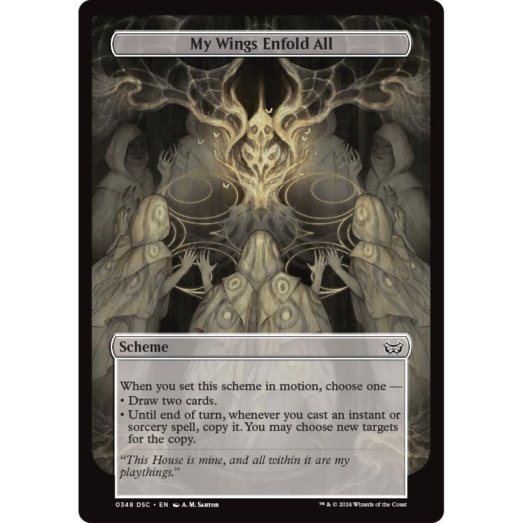 Image for My Wings Enfold All (Full Art) (348) (A:DSC) - Magic: The Gathering