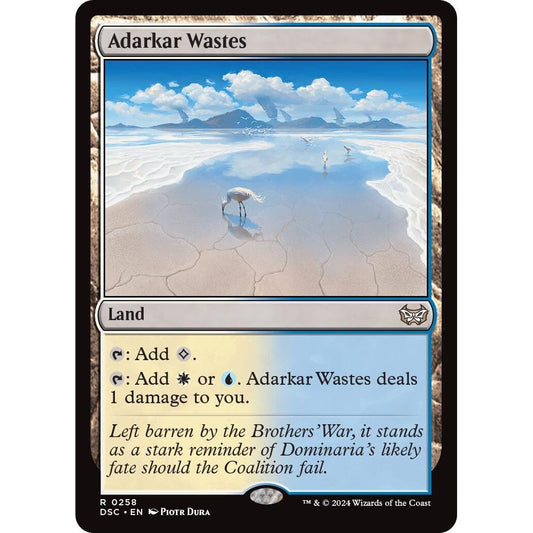 Image for Adarkar Wastes (258) (DSC) - Magic: The Gathering