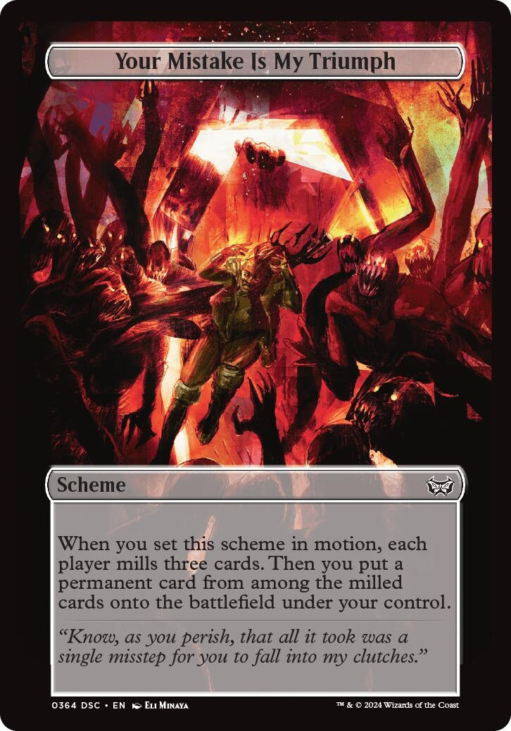 Image for Your Mistake Is My Triumph (Full Art) (364) - Magic: The Gathering
