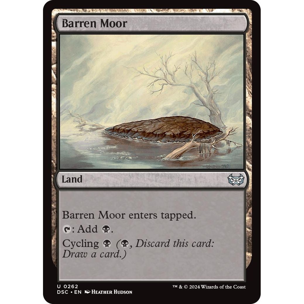 Image for Barren Moor (262) (DSC) - Magic: The Gathering