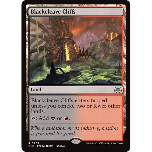 Image for Blackcleave Cliffs (263) (DSC) - Magic: The Gathering