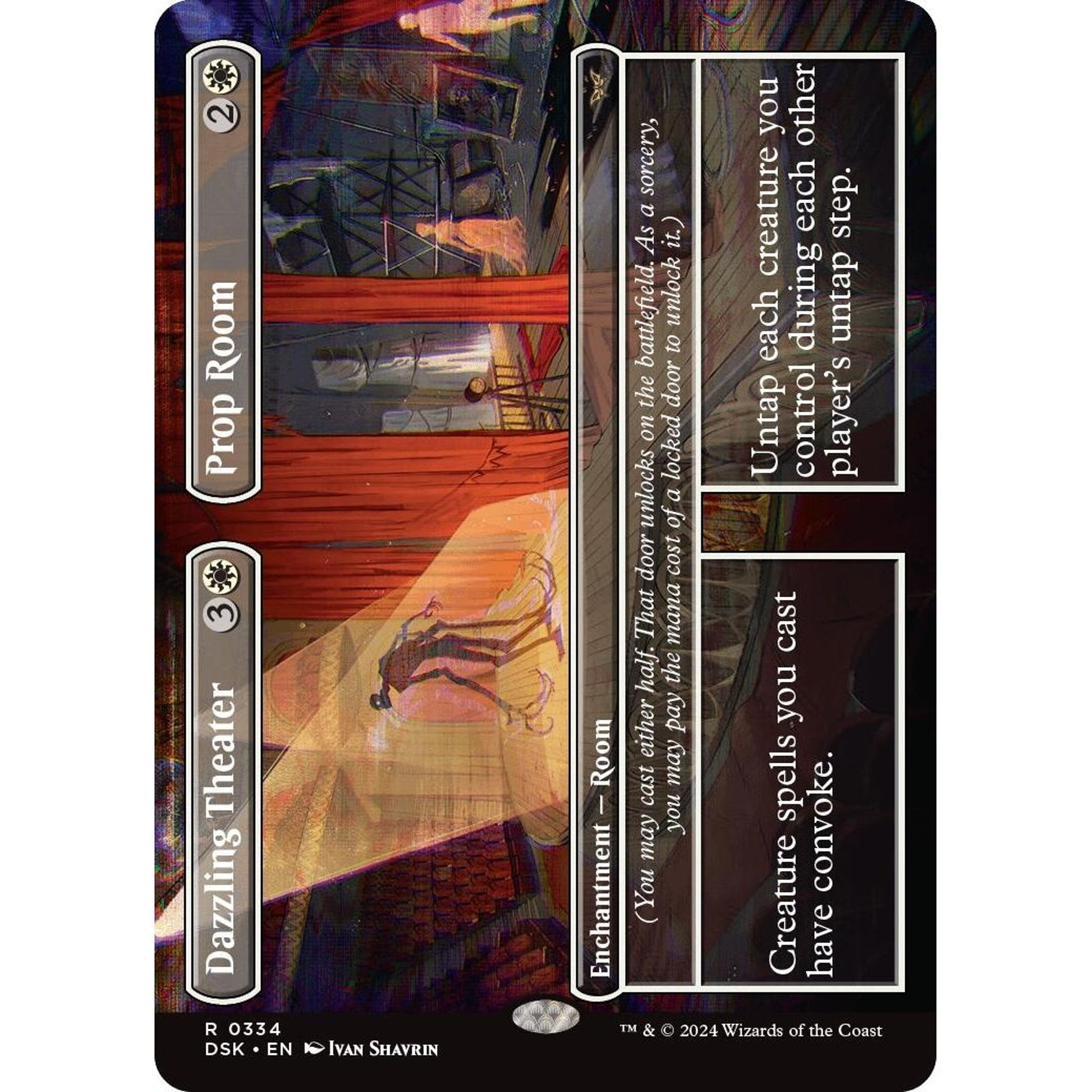 Image for Dazzling Theater // Prop Room (Borderless) (334) (DSK) - Magic: The Gathering