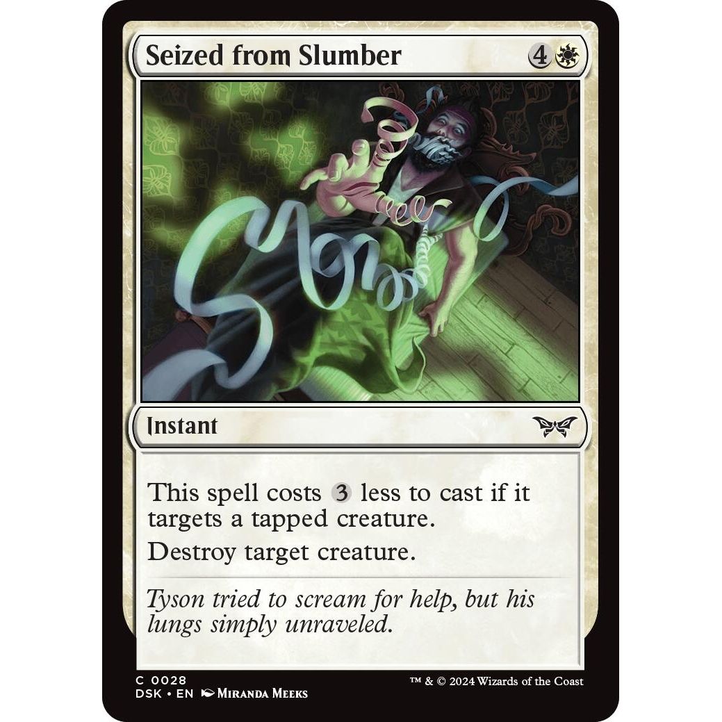 Image for Seized from Slumber (28) (DSK) - Magic: The Gathering