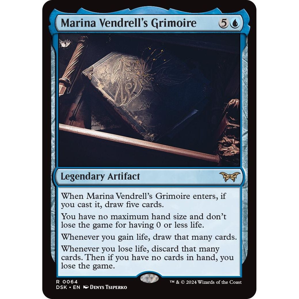 Image for Marina Vendrell's Grimoire (64) (DSK) - Magic: The Gathering
