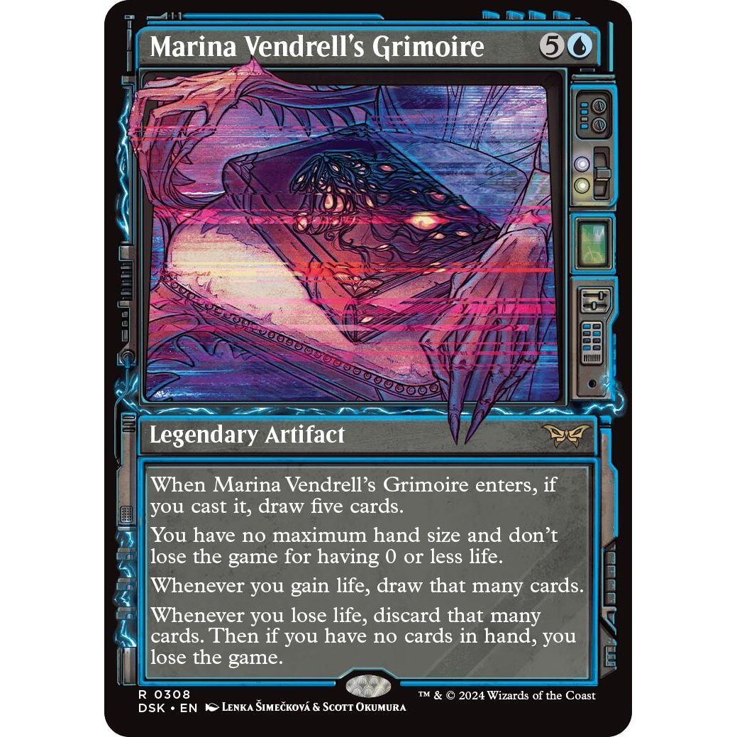 Image for Marina Vendrell's Grimoire (Showcase) (308) (DSK) - Magic: The Gathering
