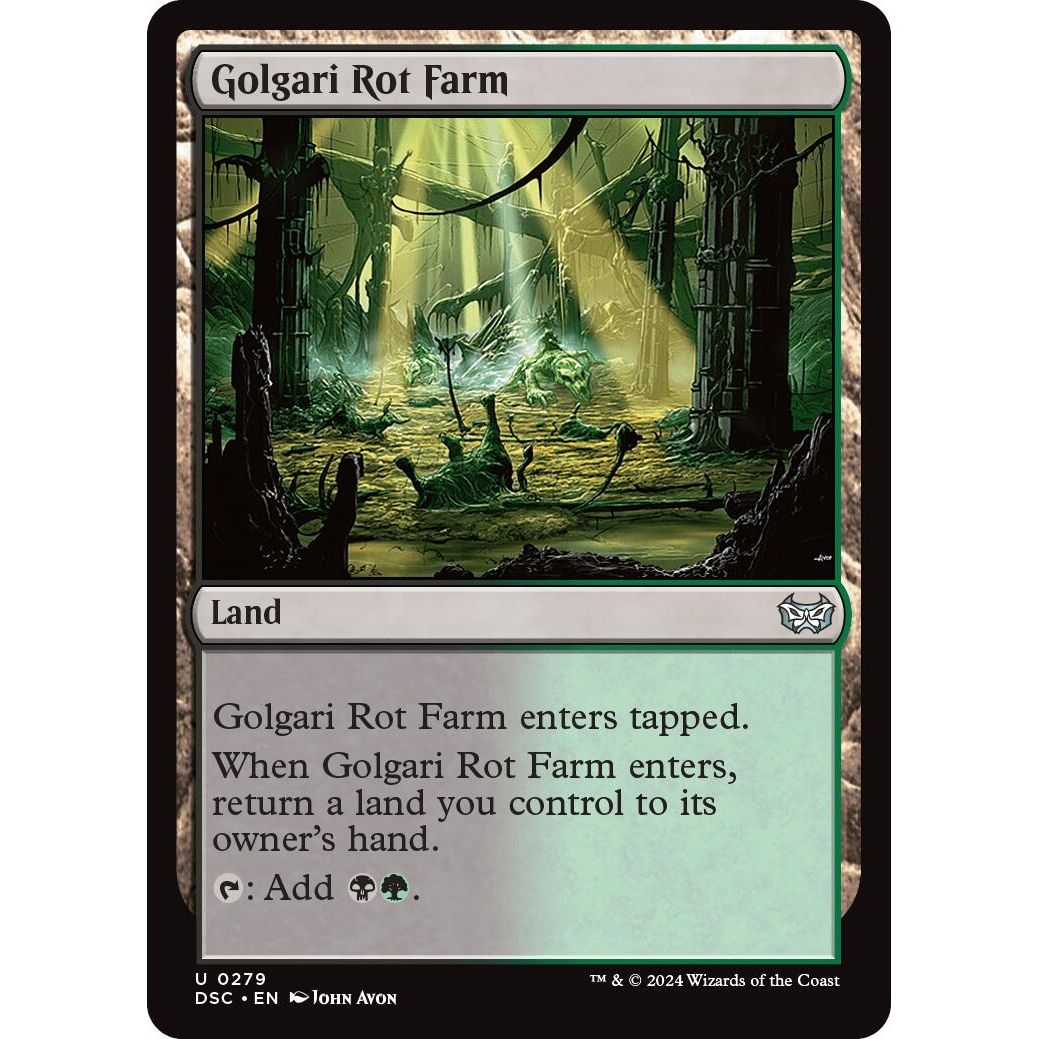 Image for Golgari Rot Farm (279) (DSC) - Magic: The Gathering
