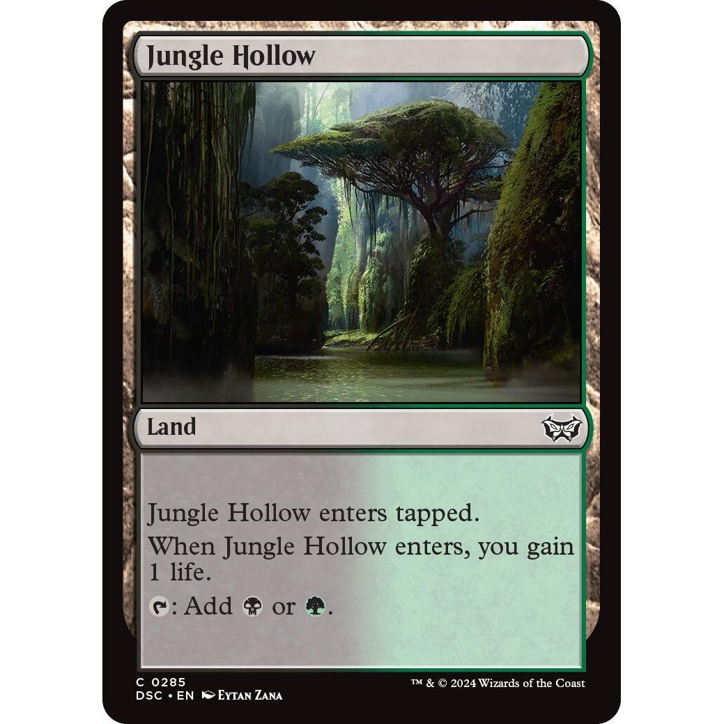 Image for Jungle Hollow (285) (DSC) - Magic: The Gathering