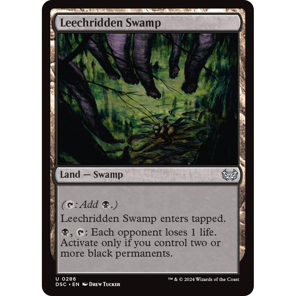 Image for Leechridden Swamp (286) (DSC) - Magic: The Gathering