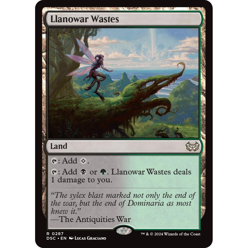 Image for Llanowar Wastes (287) (DSC) - Magic: The Gathering