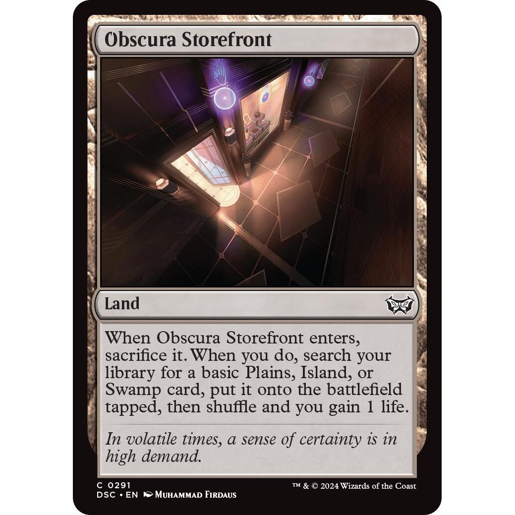 Image for Obscura Storefront (291) (DSC) - Magic: The Gathering