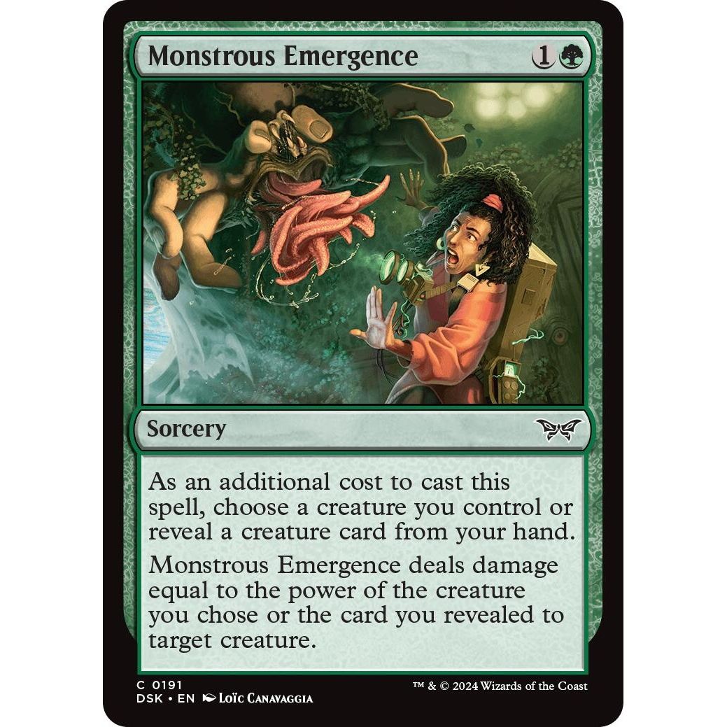 Image for Monstrous Emergence (191) (DSK) - Magic: The Gathering