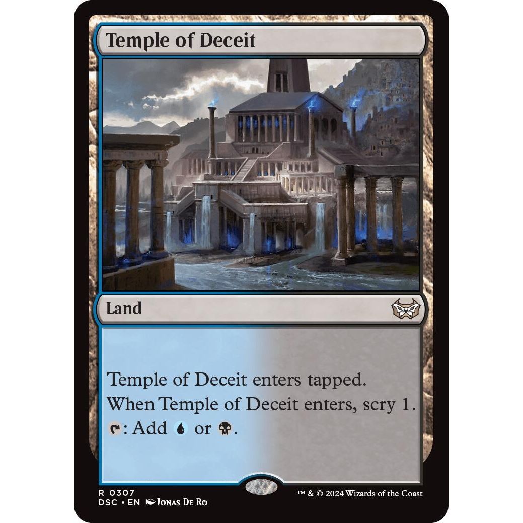 Image for Temple of Deceit (307) (DSC) - Magic: The Gathering