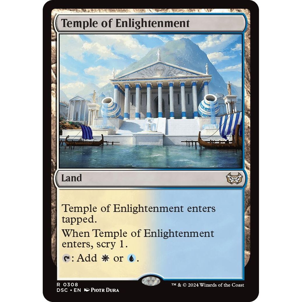 Image for Temple of Enlightenment (308) (DSC) - Magic: The Gathering