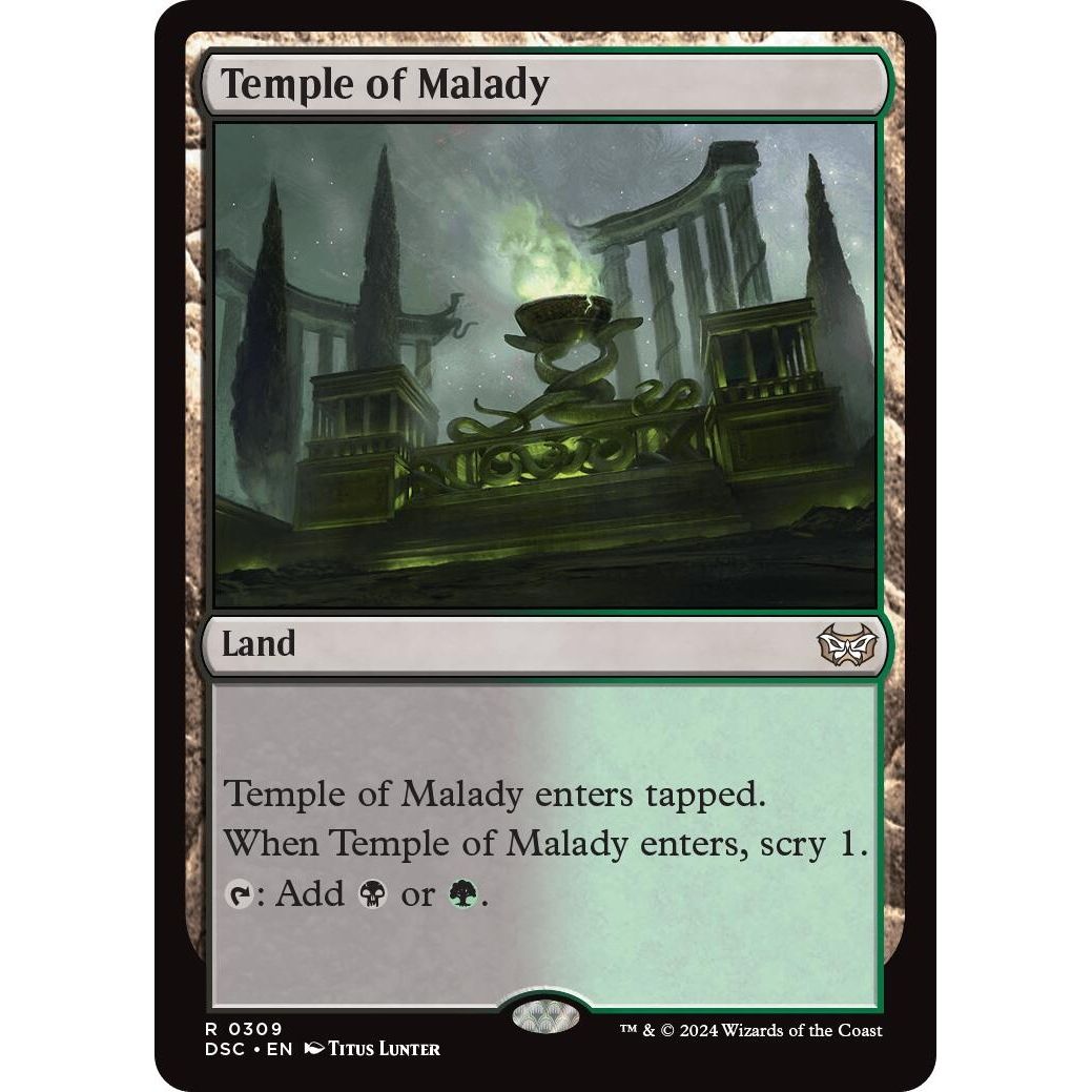 Image for Temple of Malady (309) (DSC) - Magic: The Gathering