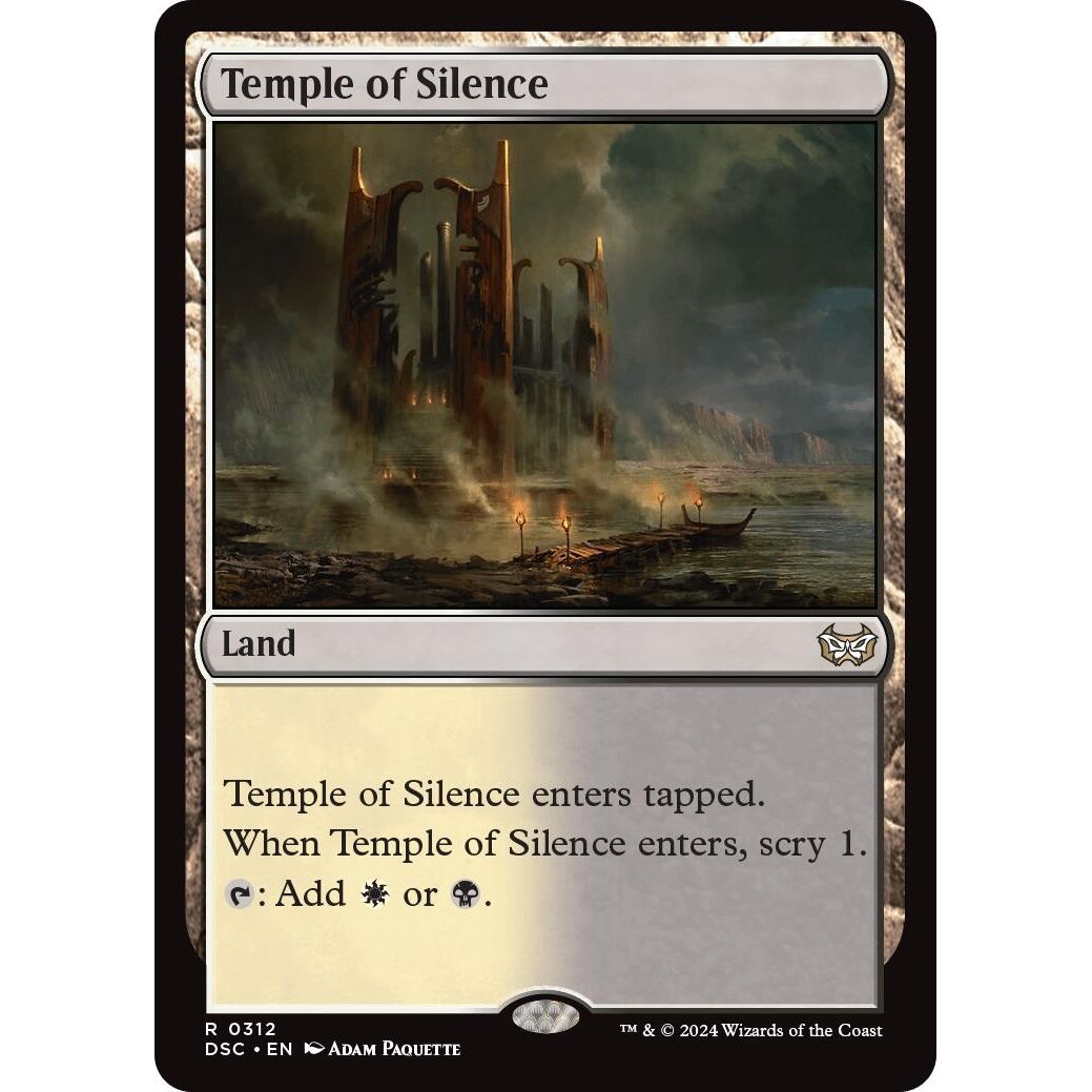 Image for Temple of Silence (312) (DSC) - Magic: The Gathering