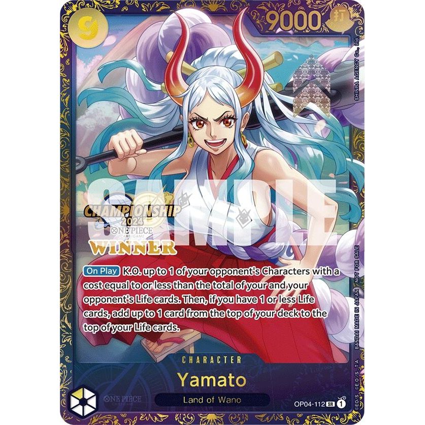 Image for Yamato (Championship 2024 Finals Winner) (OP04-112) (OP-PR) - One Piece Card Game