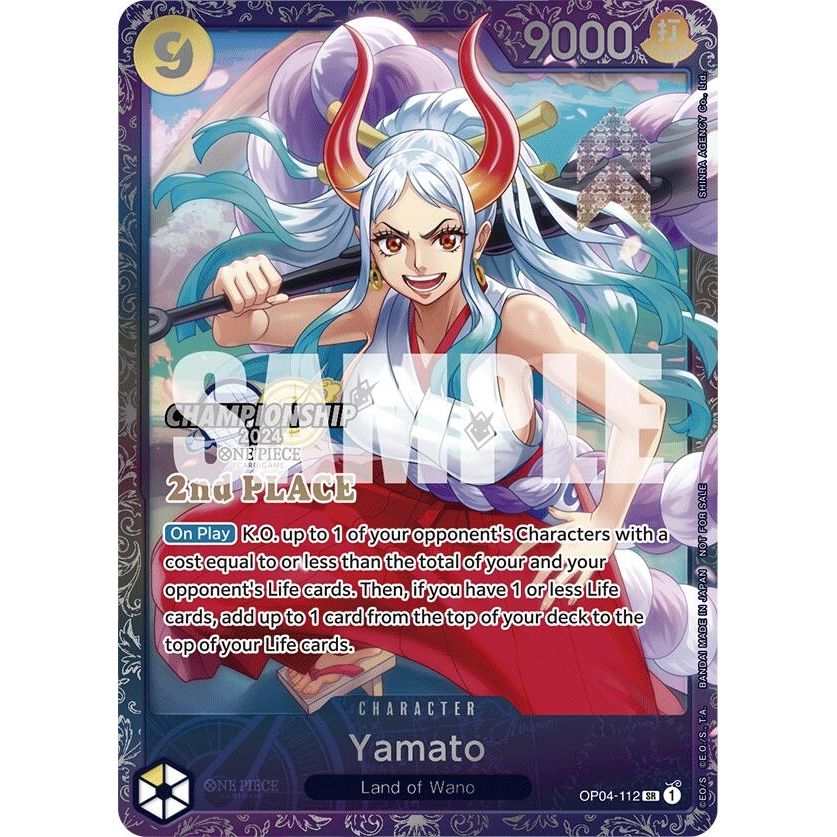 Image for Yamato (Championship 2024 Finals 2nd Place) (OP04-112) (OP-PR) - One Piece Card Game