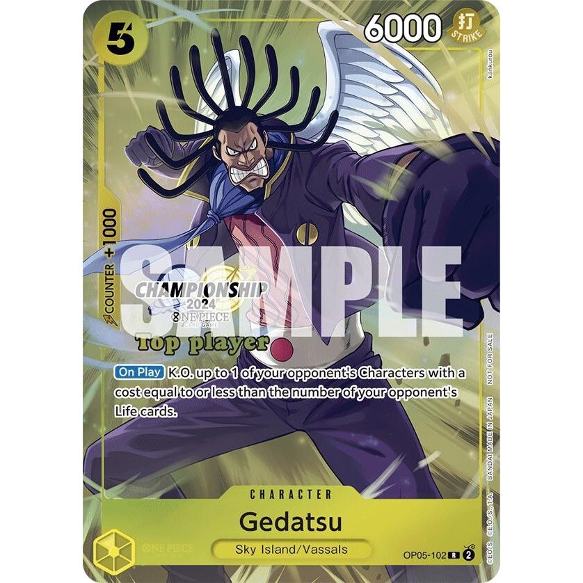 Image for Gedatsu (Championship 2024 Top Player Pack) (OP05-102) (OP-PR) - One Piece Card Game