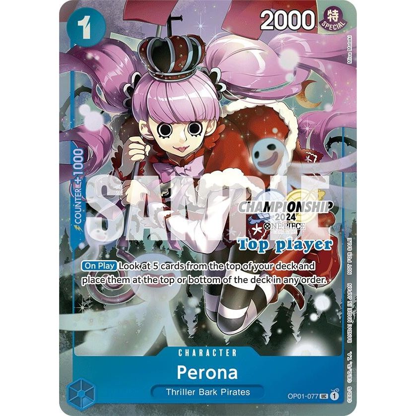Image for Perona (Championship 2024 Top Player Pack) (OP01-077) (OP-PR) - One Piece Card Game