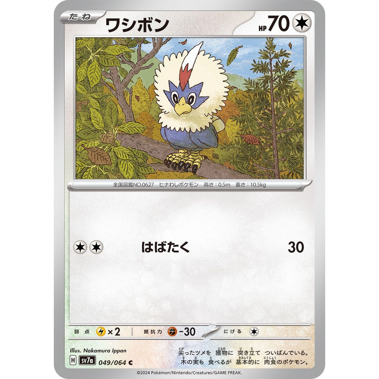 Image for Rufflet (049/064) (SV7a) - Pokemon Japan