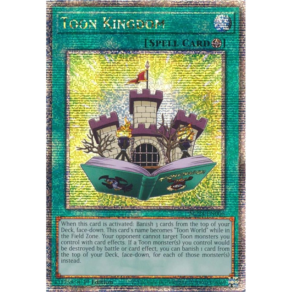 Image for Toon Kingdom (Quarter Century Secret Rare) (MP24-EN006) - YuGiOh