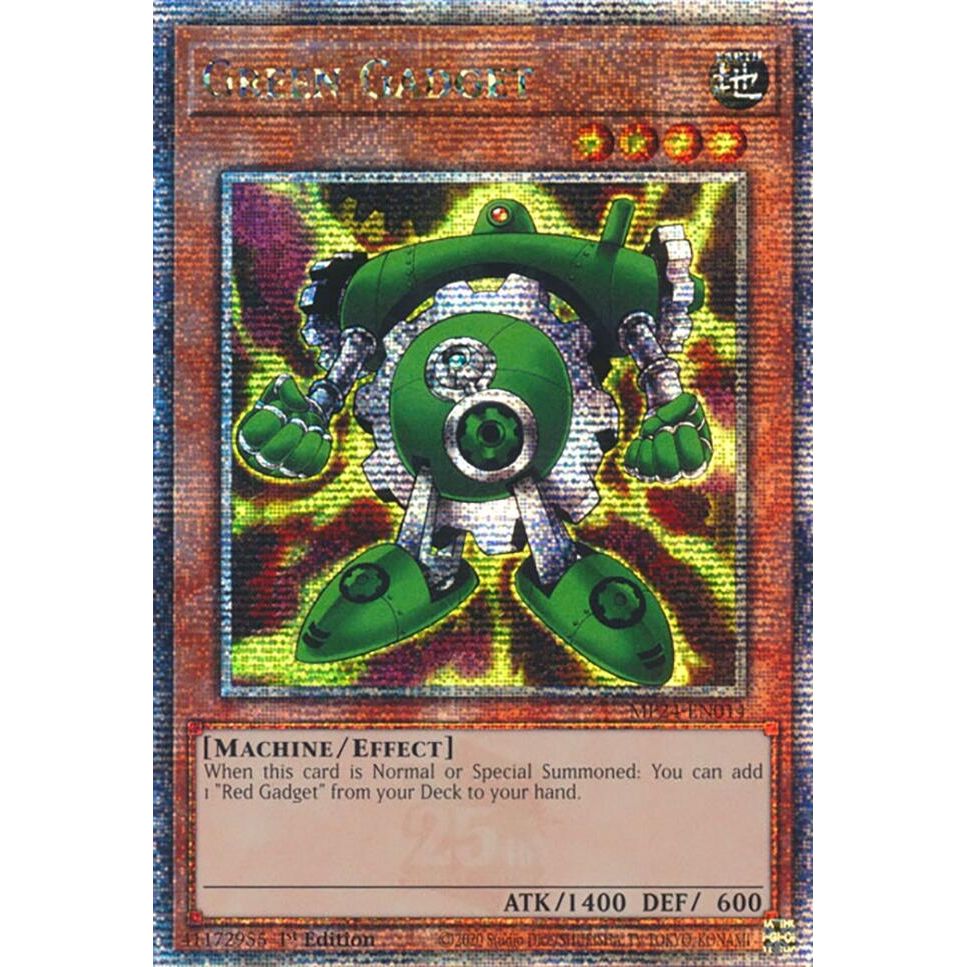 Image for Green Gadget (Quarter Century Secret Rare) (MP24-EN014) - YuGiOh